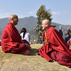 Mingyur Rinpoche and Matthieu Ricard