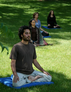 Sitting in Meditation