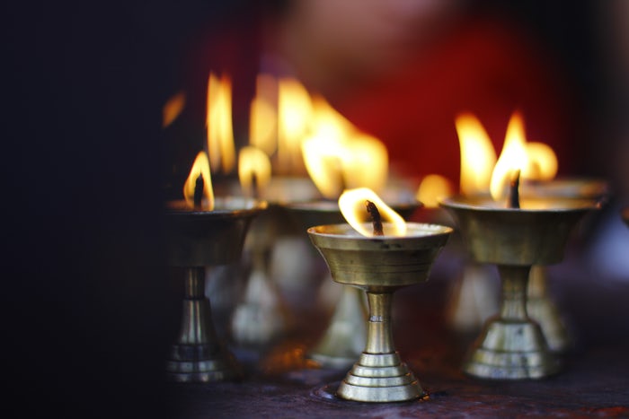 Prayer requests using lighted candles